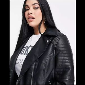 New Look Faux Leather Moto Jacket